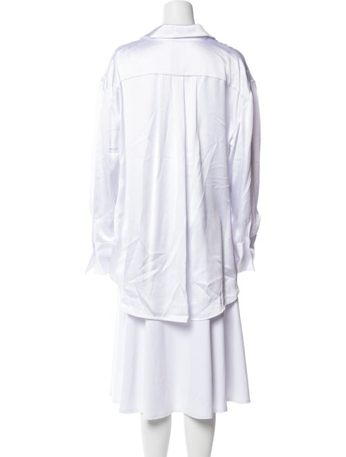 Alice + Olivia Long Sleeve Button-Up Top