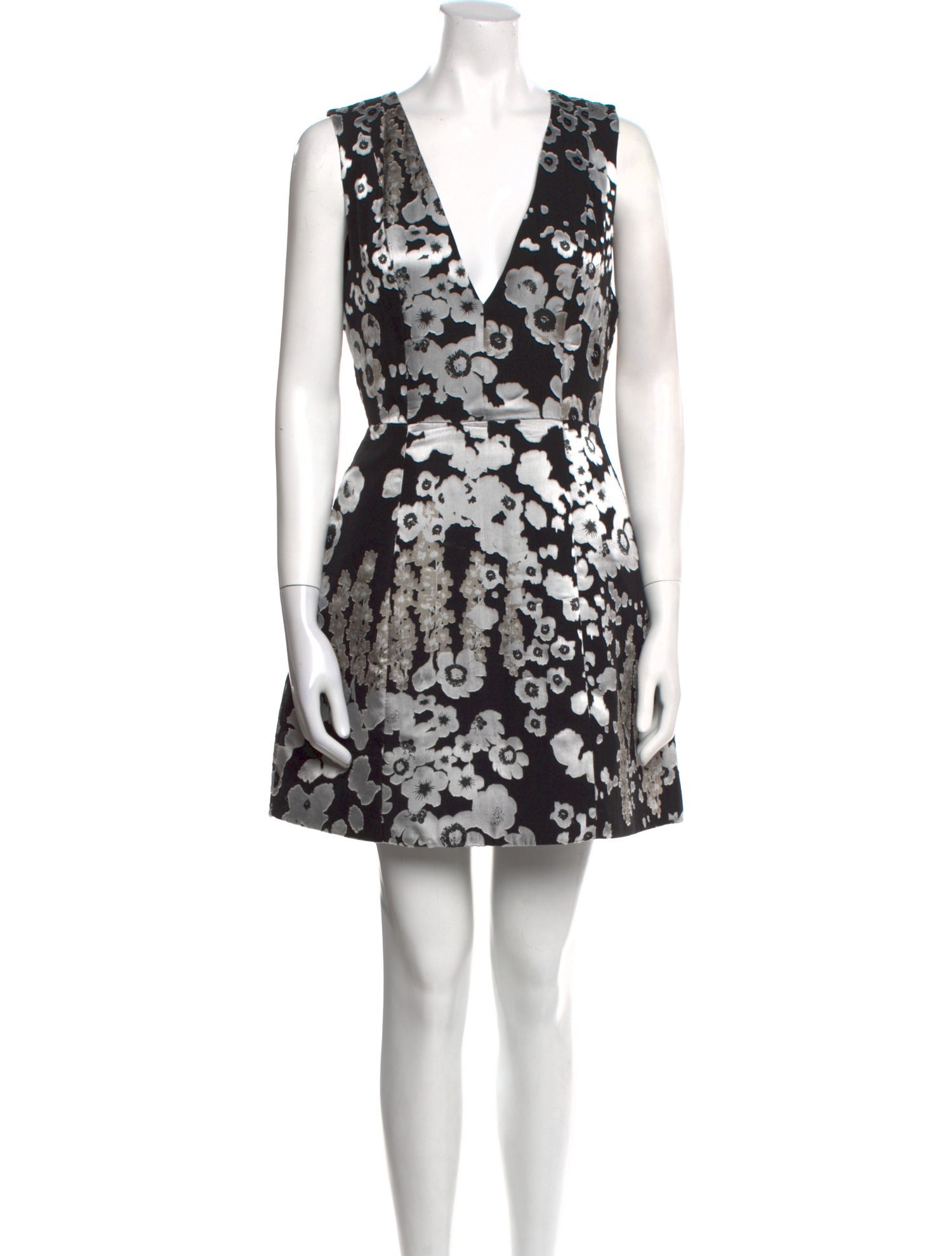 Alice + Olivia Floral Print Mini Dress