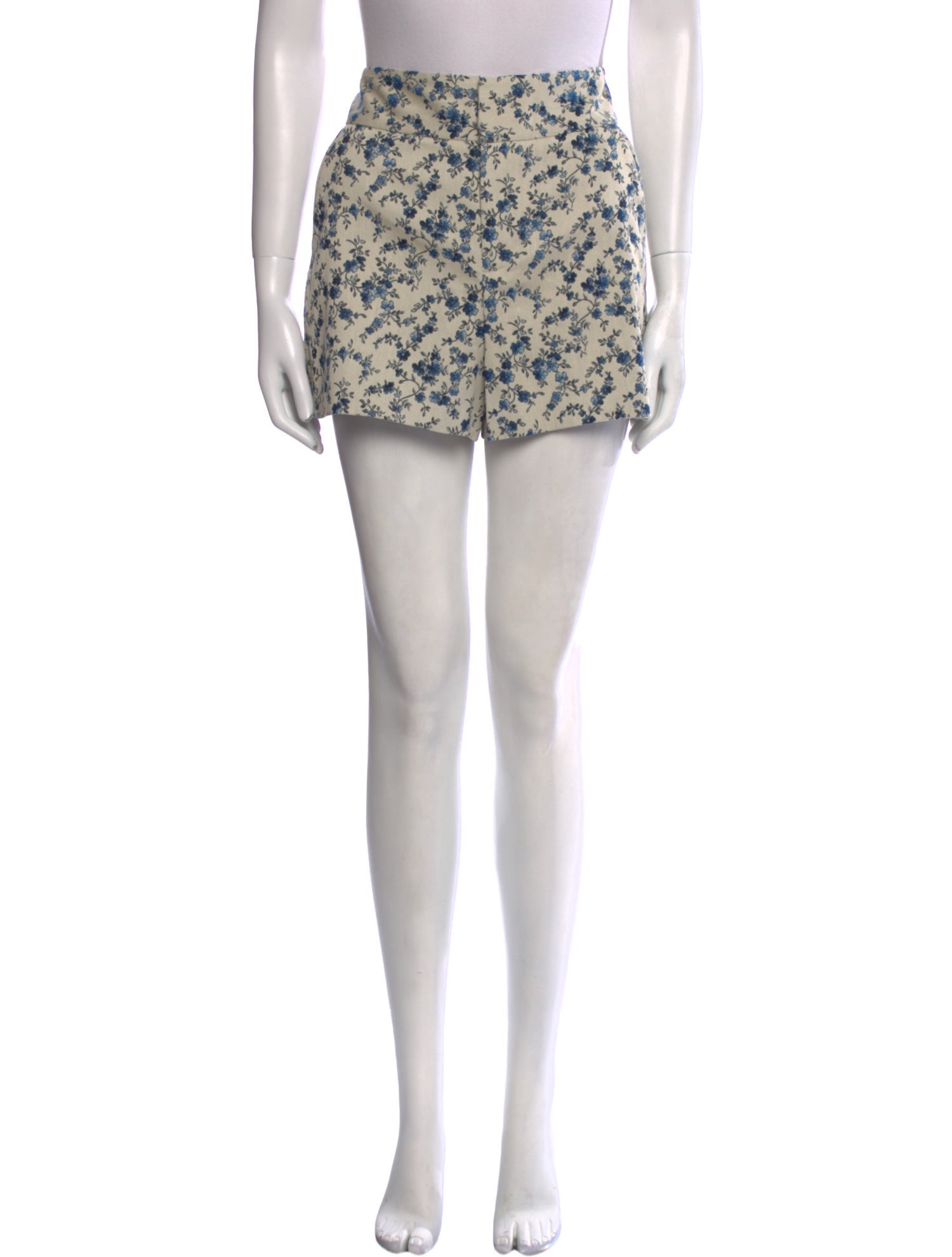 Alice + Olivia Printed Mini Shorts w/ Tags