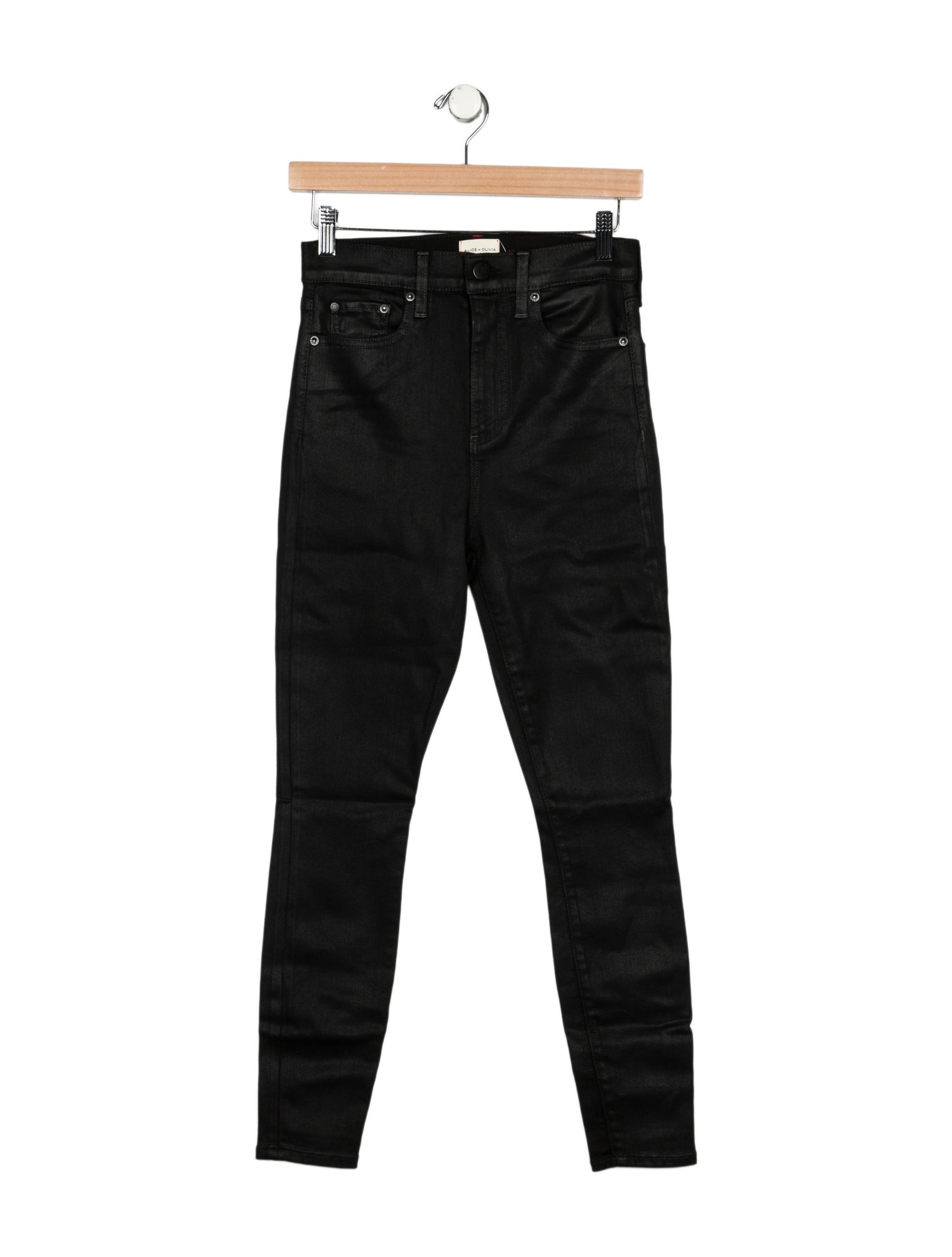 Alice + Olivia High-Rise Skinny Leg Jeans
