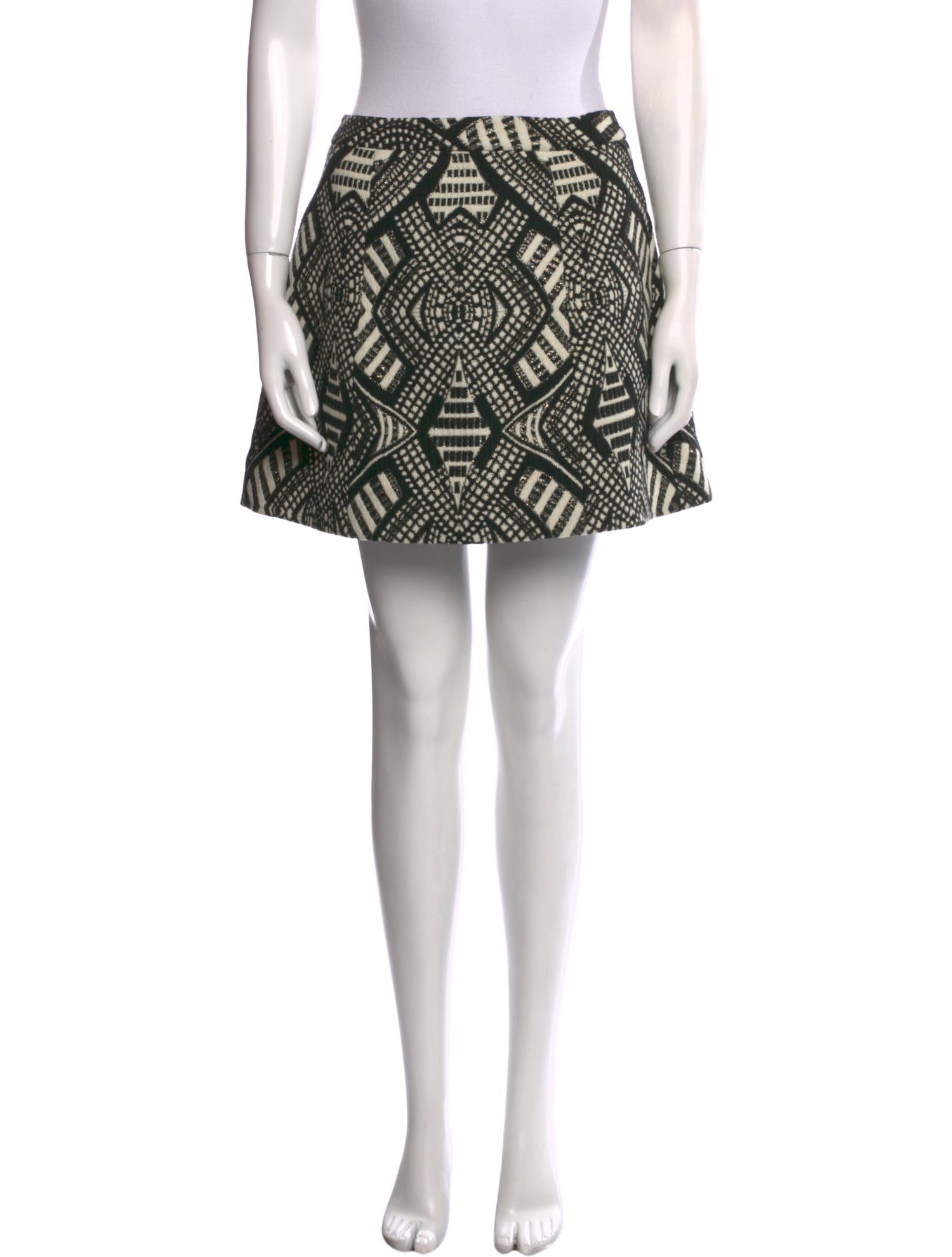 Alice + Olivia Printed Mini Skirt
