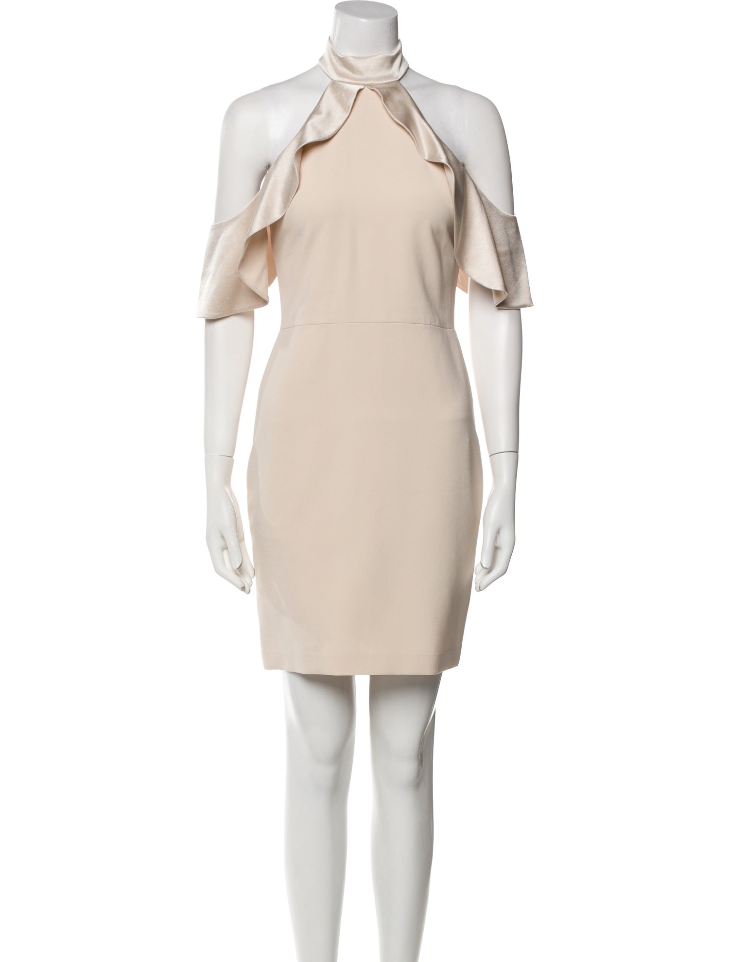 Alice + Olivia Mock Neck Mini Dress