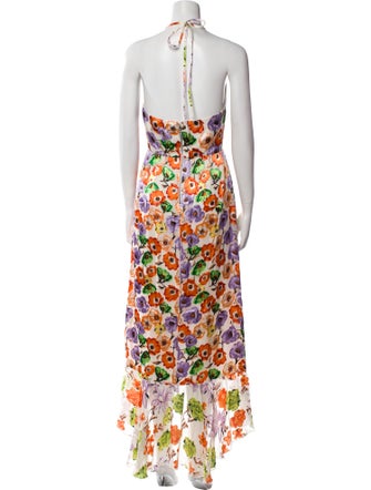 Alice + Olivia Floral Print Long Dress