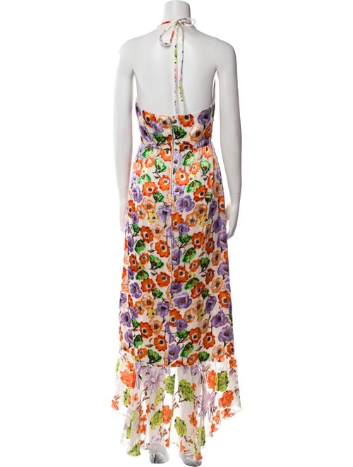 Alice + Olivia Floral Print Long Dress