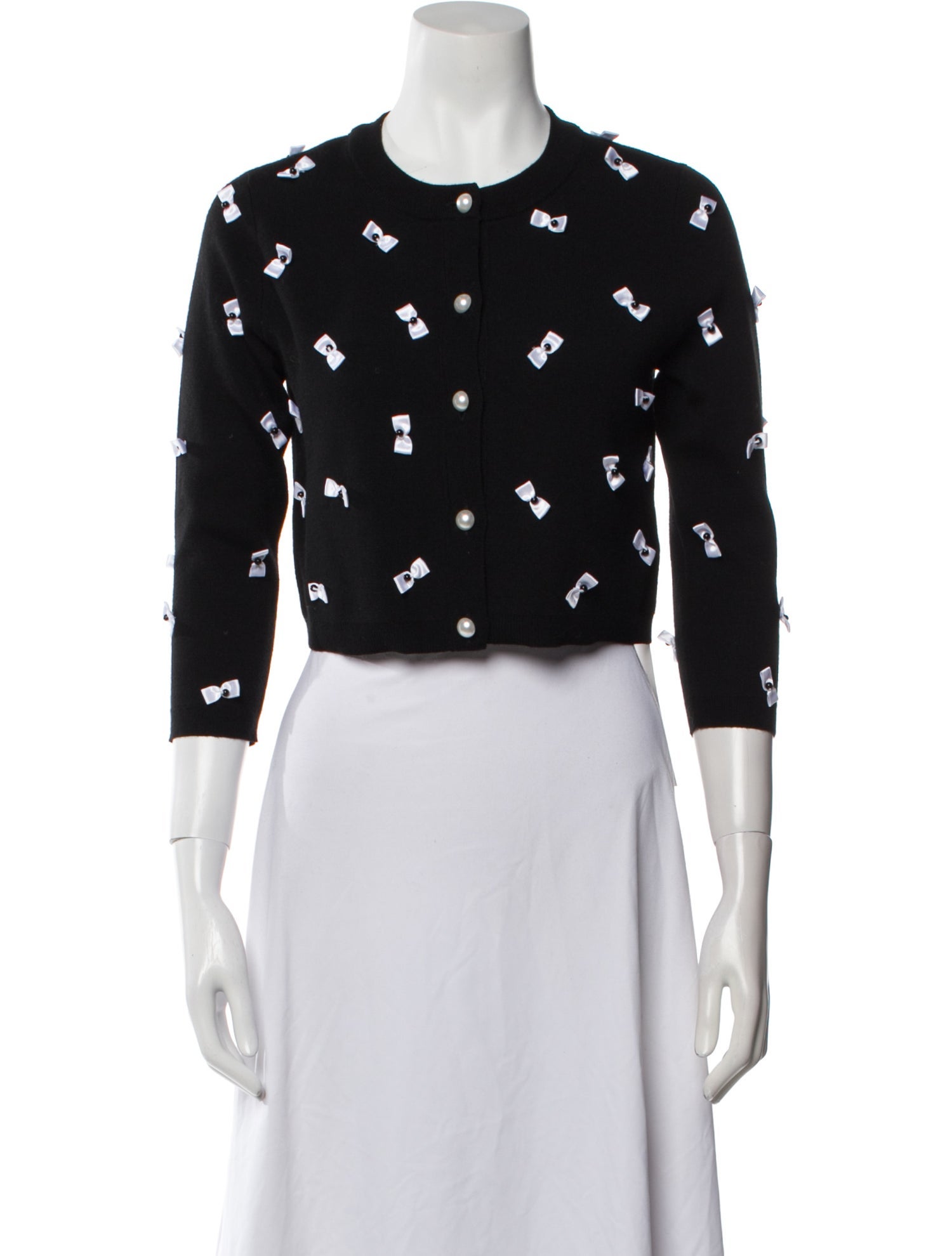 Alice + Olivia Wool Printed Sweater
