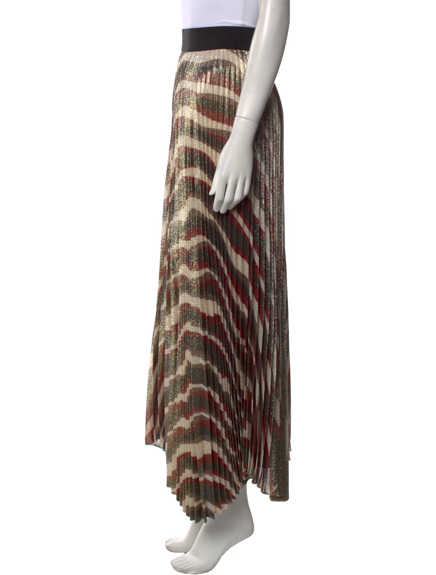 Alice + Olivia Silk Midi Length Skirt