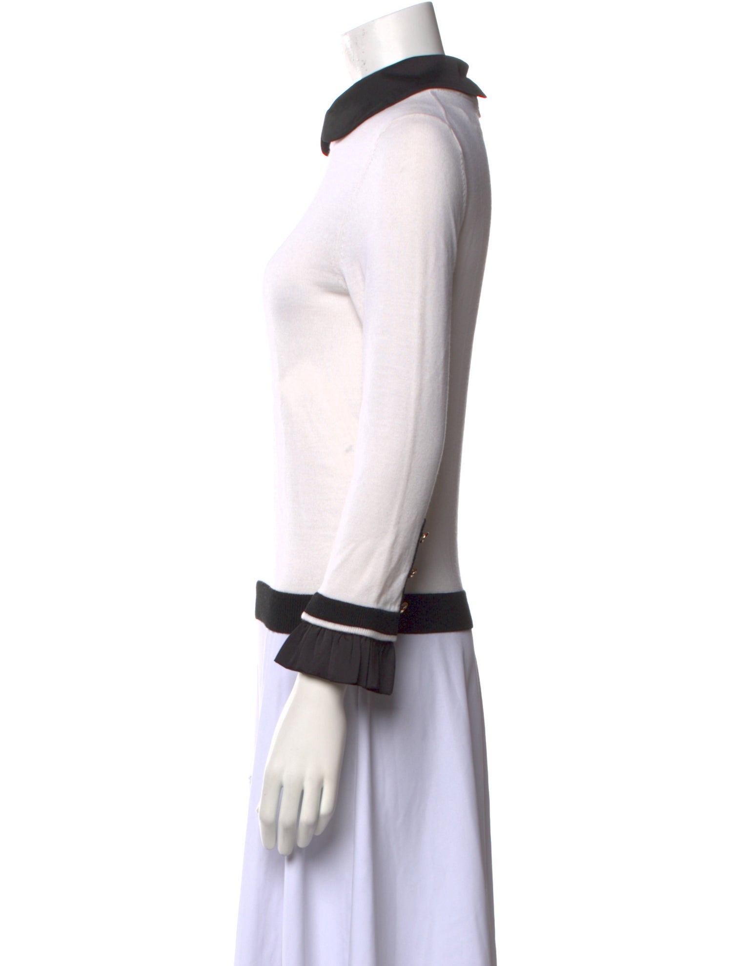 Alice + Olivia Wool Long Sleeve Sweatshirt