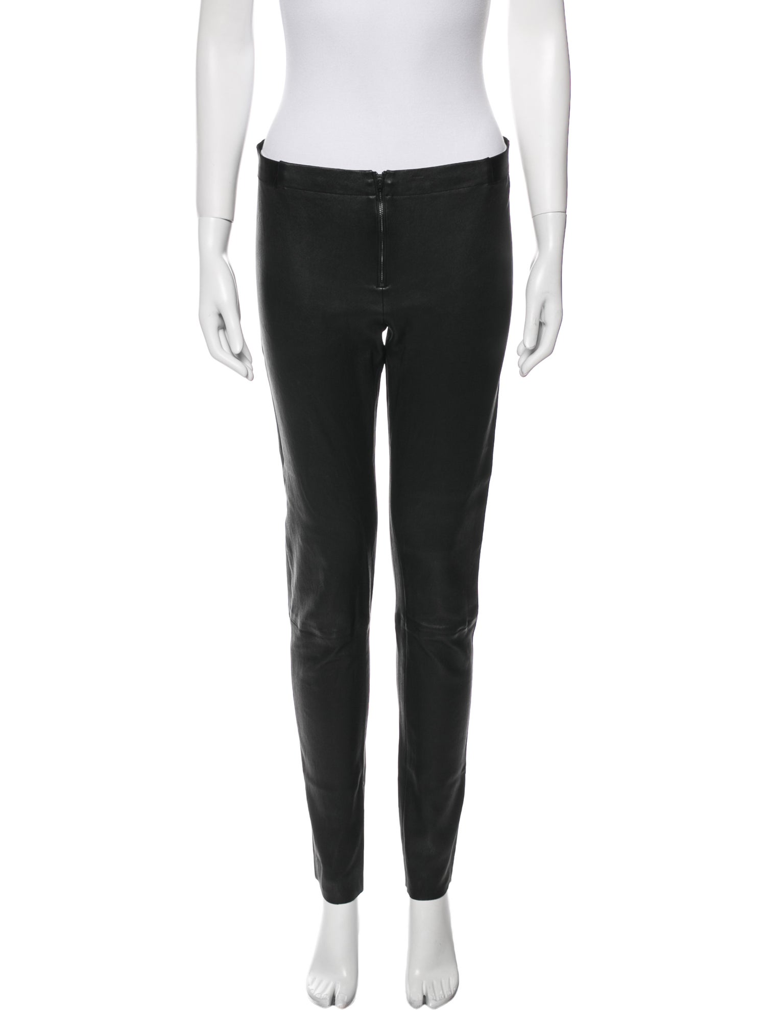 Alice + Olivia Leather Skinny Leg Pants