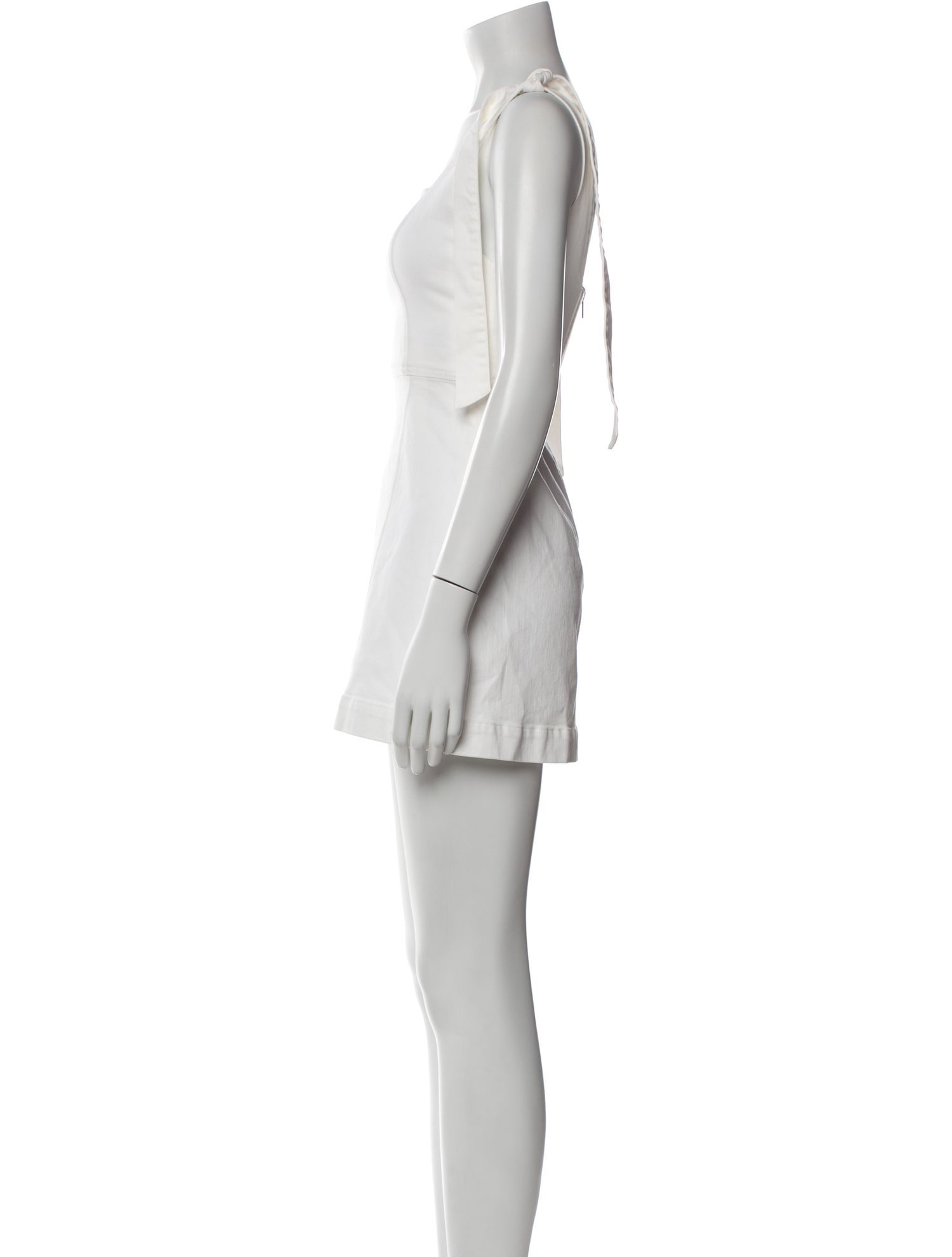 Alice + Olivia Square Neckline Mini Dress