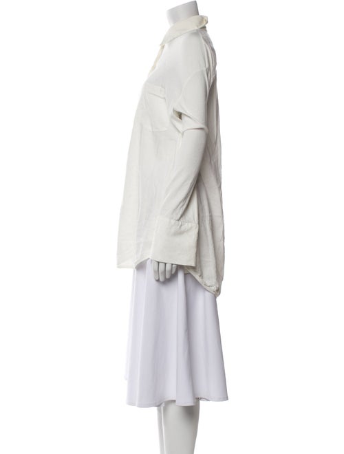 Alice + Olivia Long Sleeve Button-Up Top