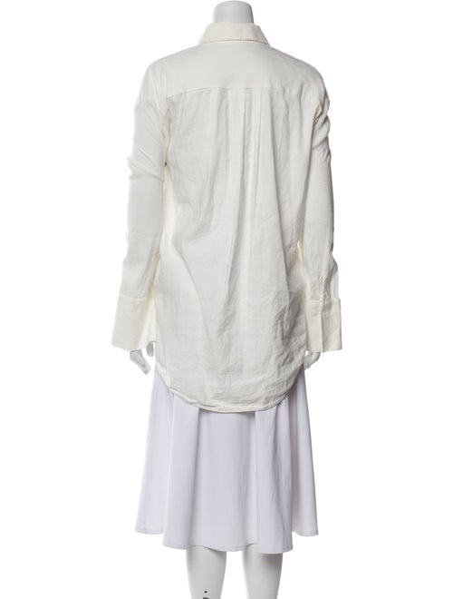 Alice + Olivia Long Sleeve Button-Up Top