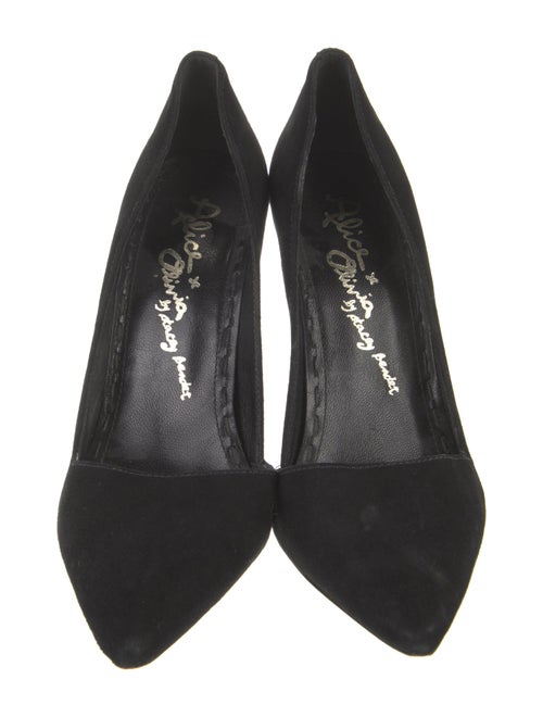 Alice + Olivia Suede D'Orsay Pumps