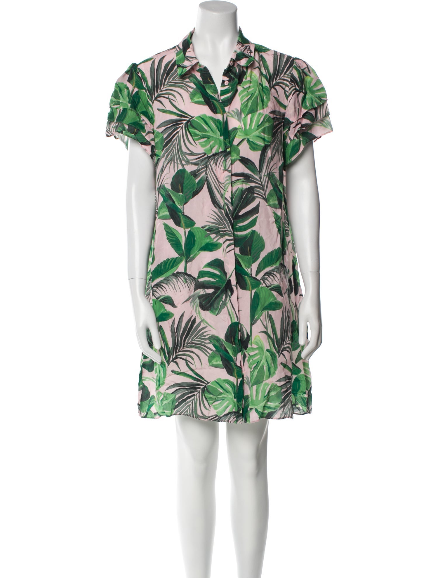 Alice + Olivia Floral Print Mini Dress