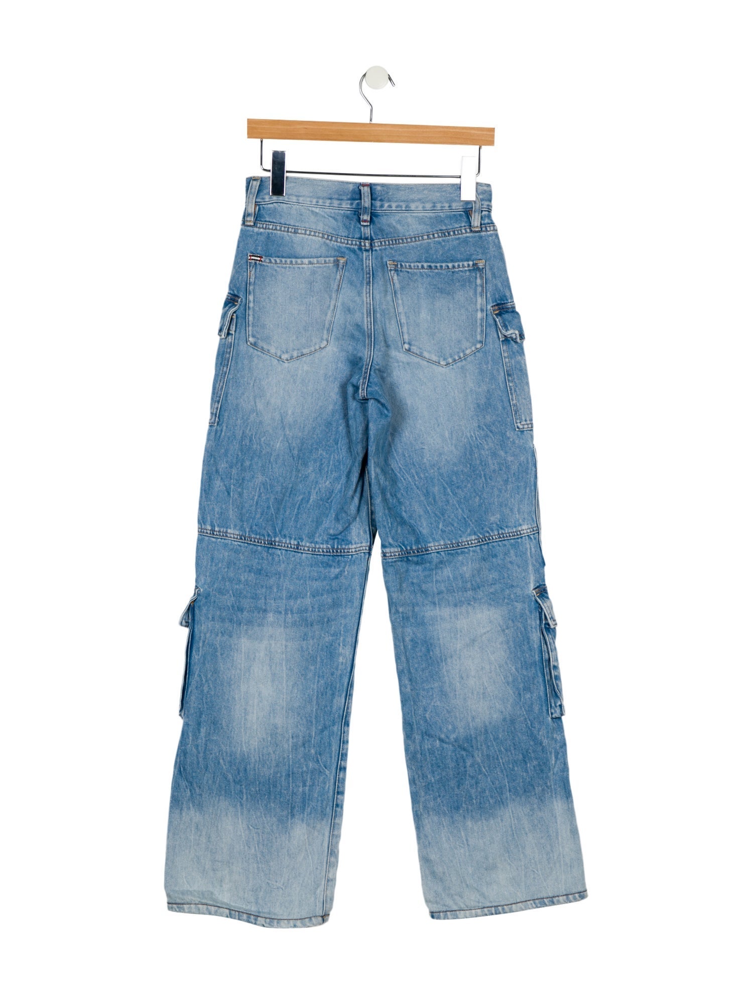 Alice + Olivia Mid-Rise Wide Leg Jeans