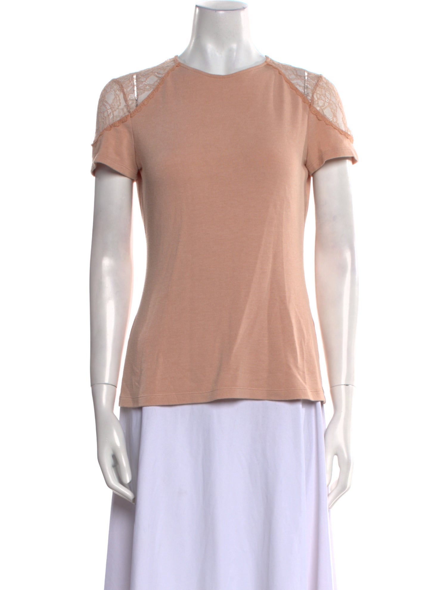Alice + Olivia Crew Neck Short Sleeve T-Shirt