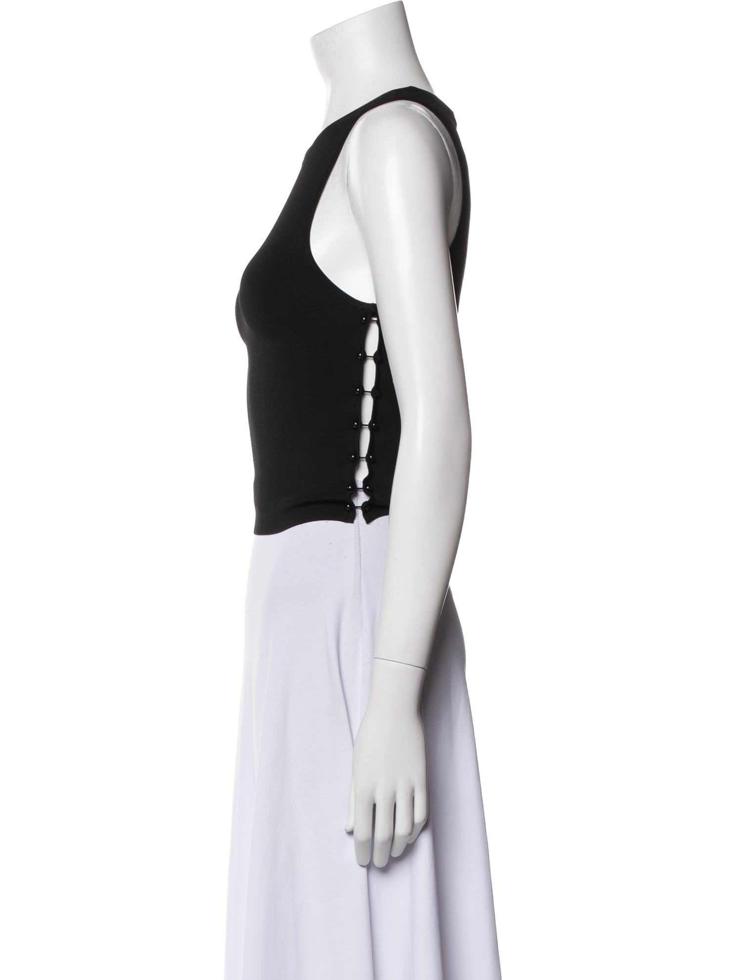 Alice + Olivia Scoop Neck Sleeveless Crop Top w/ Tags