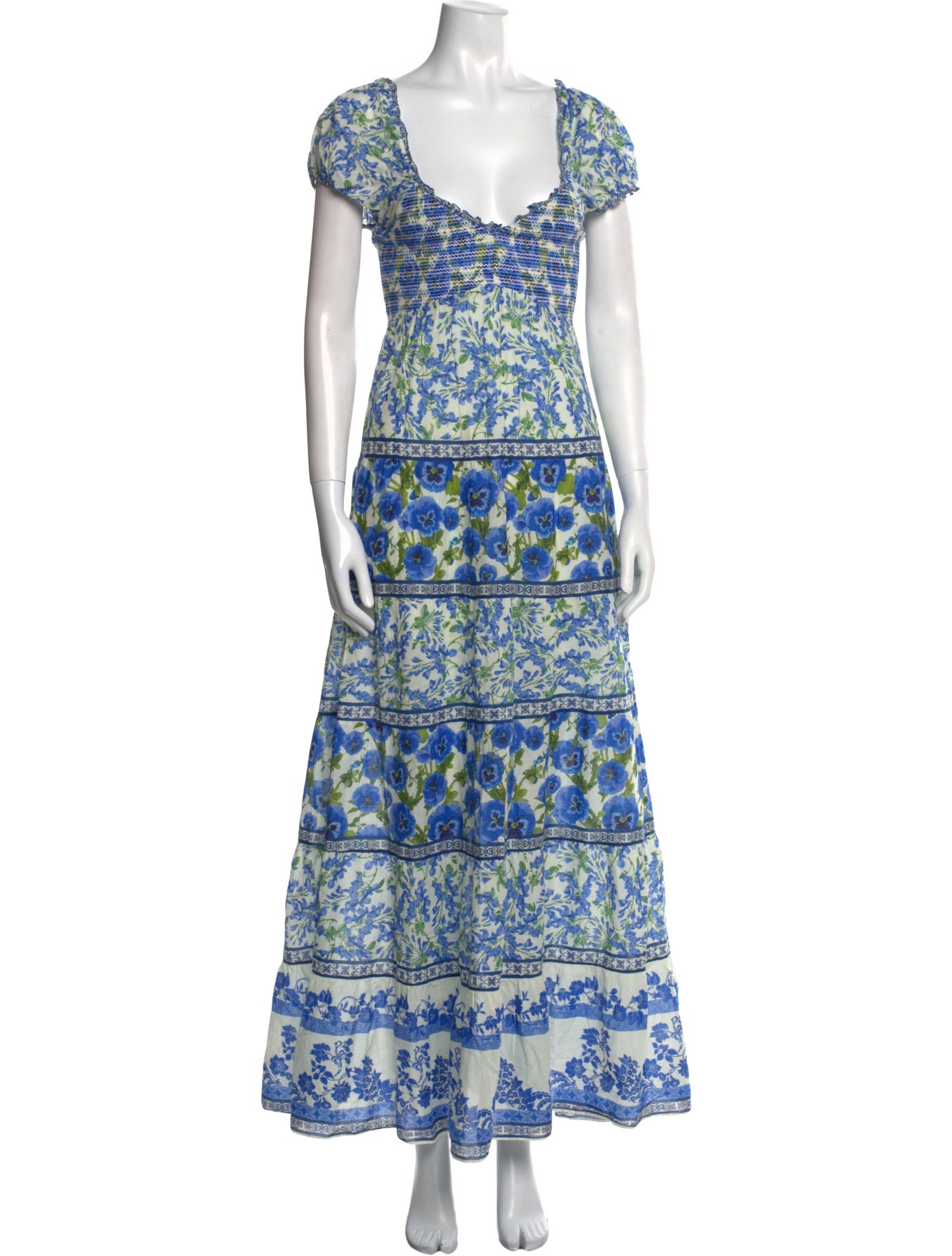 Alice + Olivia Floral Print Long Dress