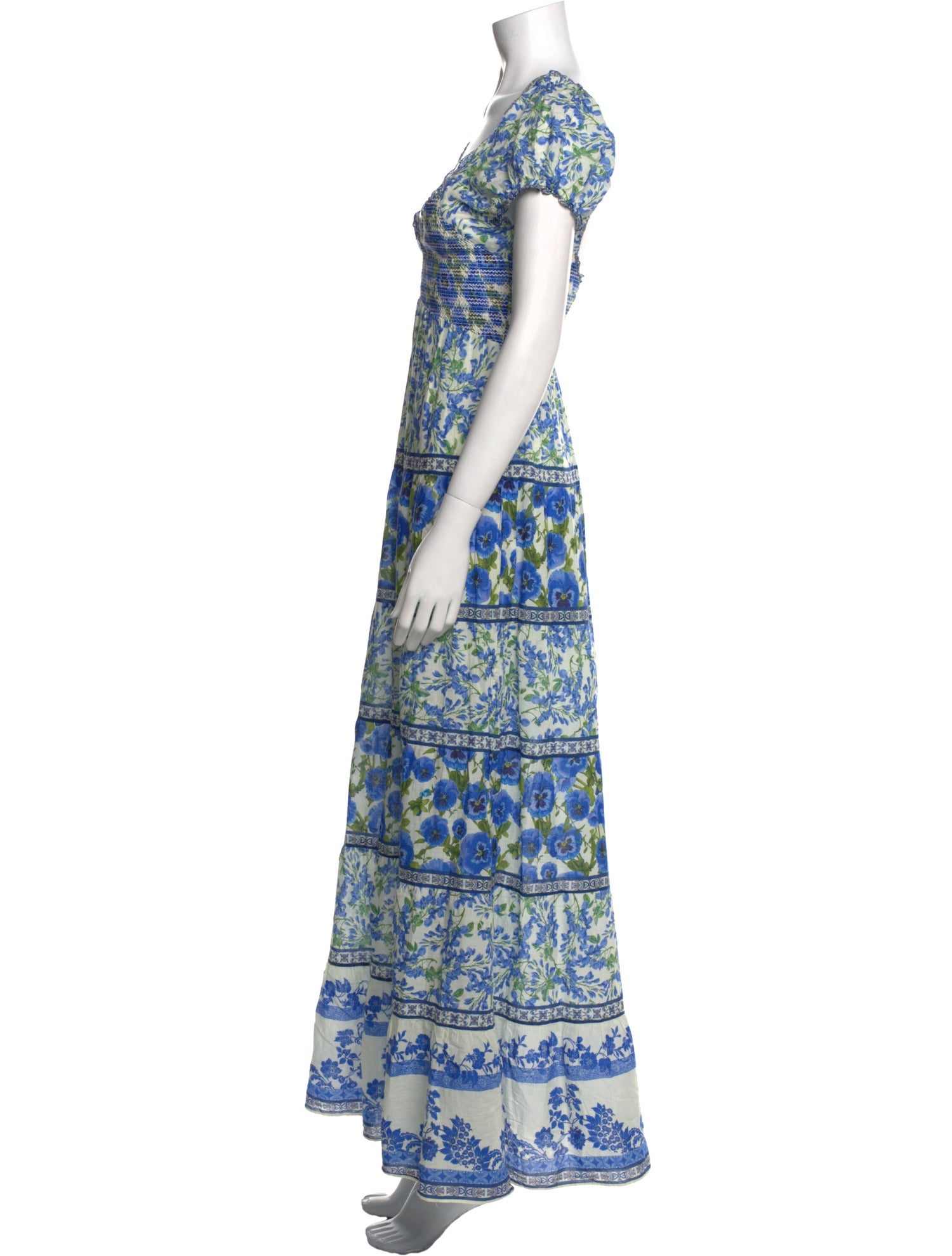 Alice + Olivia Floral Print Long Dress