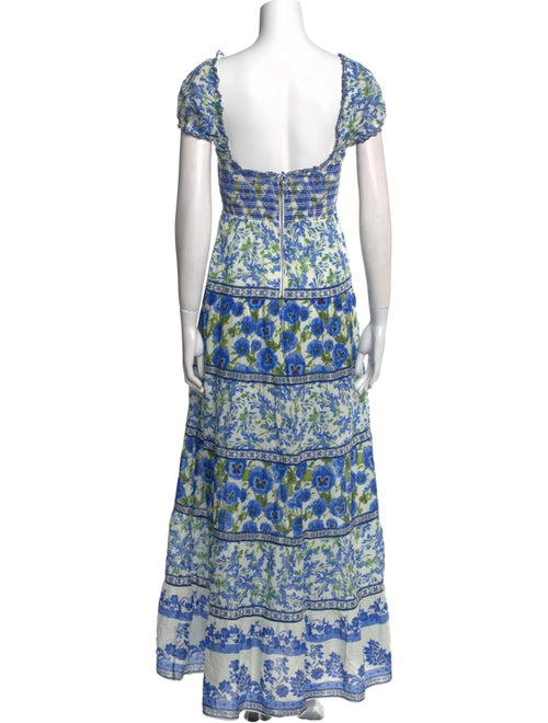 Alice + Olivia Floral Print Long Dress
