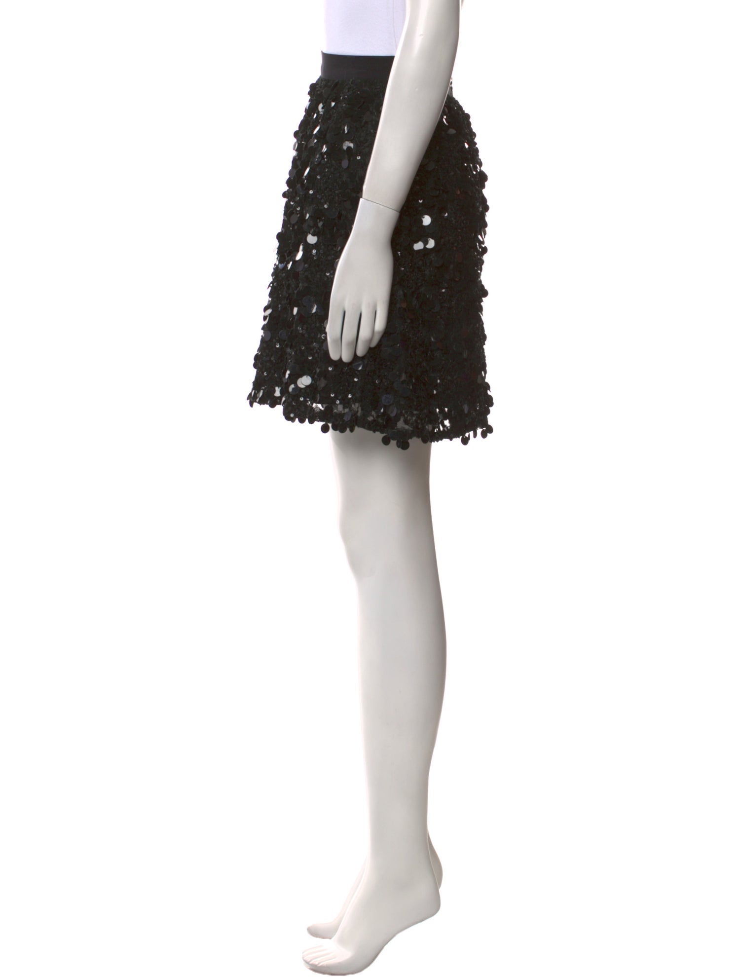 Alice + Olivia Sequin Mini Skirt