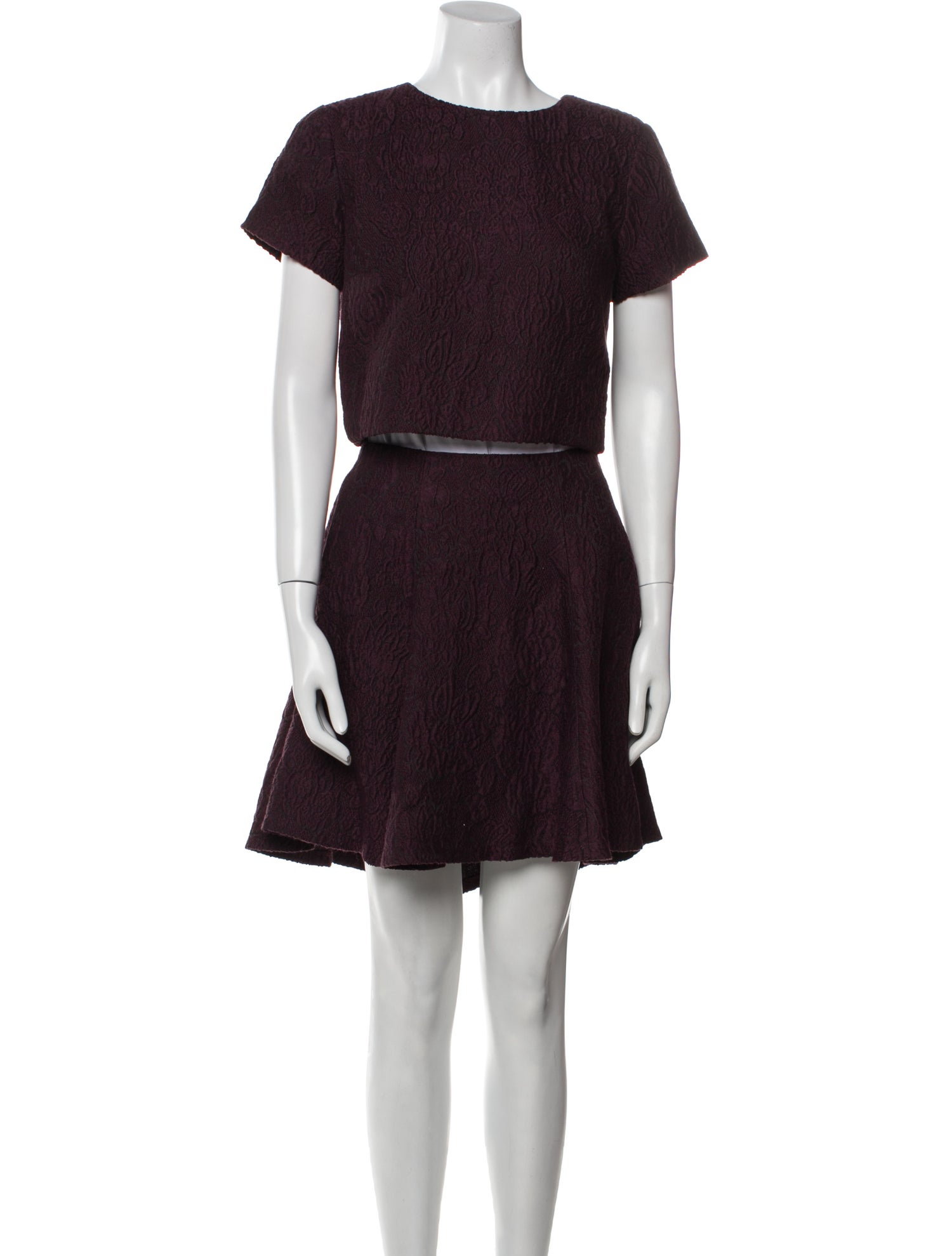 Alice + Olivia Silk Skirt Set