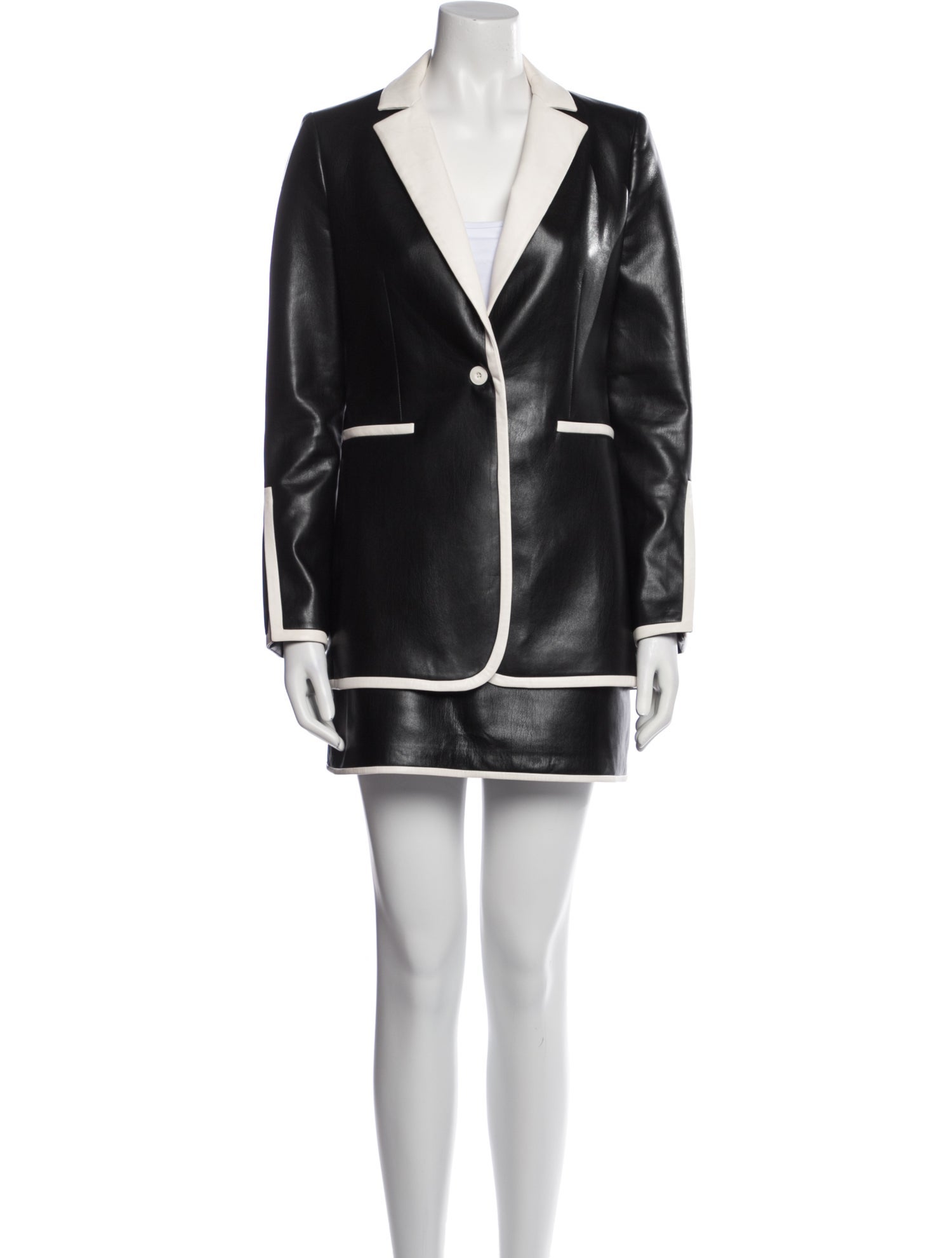 Alice + Olivia Colorblock Pattern Skirt Set