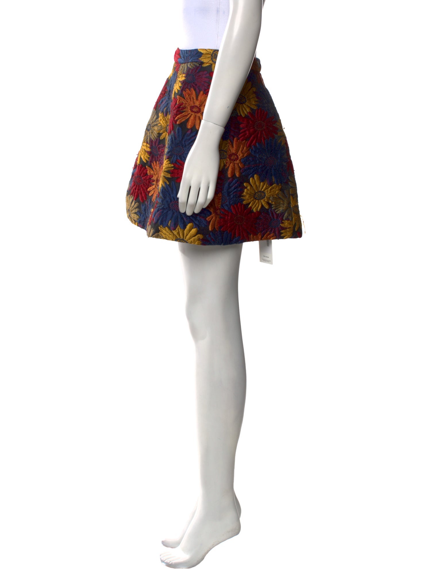 Alice + Olivia Floral Print Mini Skirt