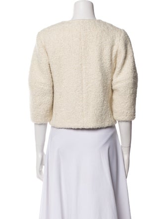 Alice + Olivia Tweed Pattern Evening Jacket