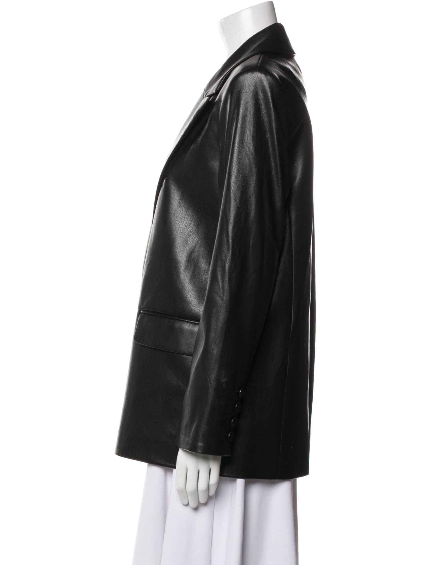 Alice + Olivia Faux Leather Coat w/ Tags