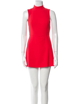 Alice + Olivia Mock Neck Romper