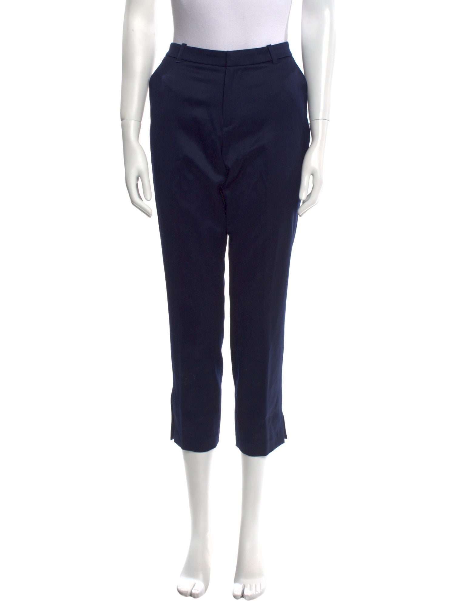 Alice + Olivia Wool Straight Leg Pants