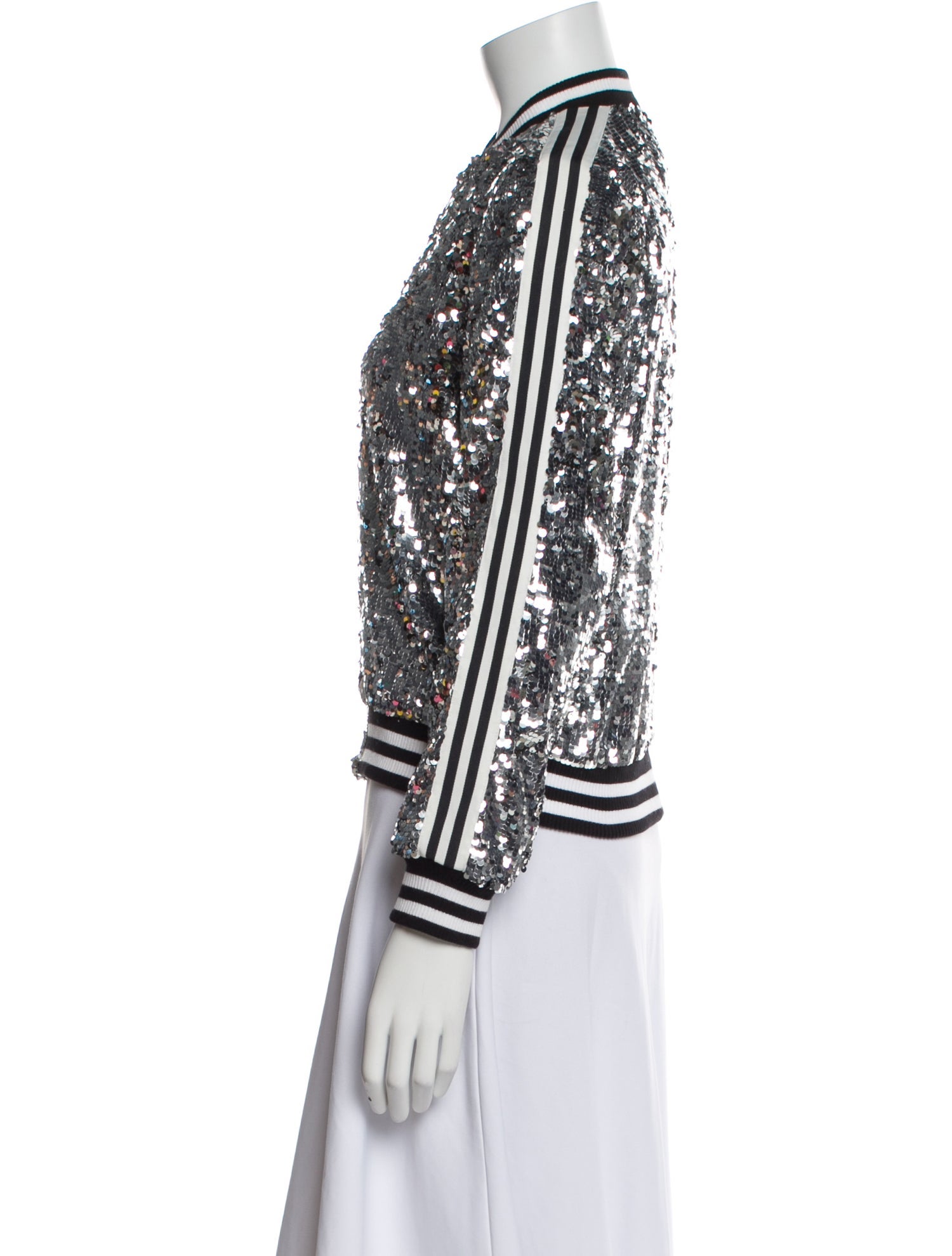 Alice + Olivia Patterned Bomber Jacket