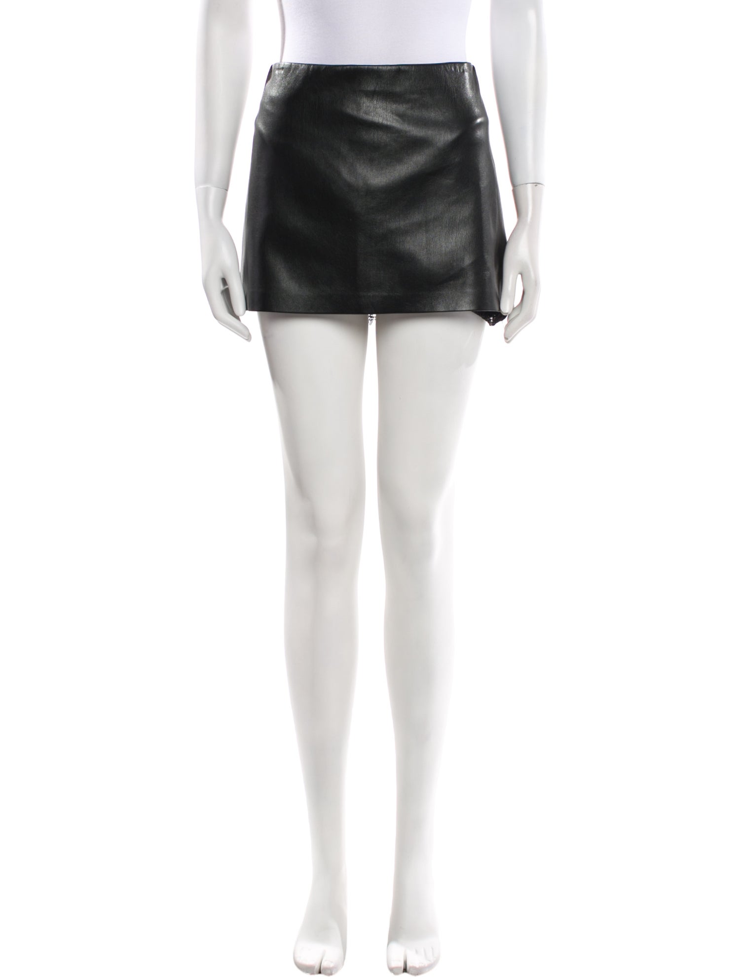 Alice + Olivia Faux Leather Mini Skirt w/ Tags
