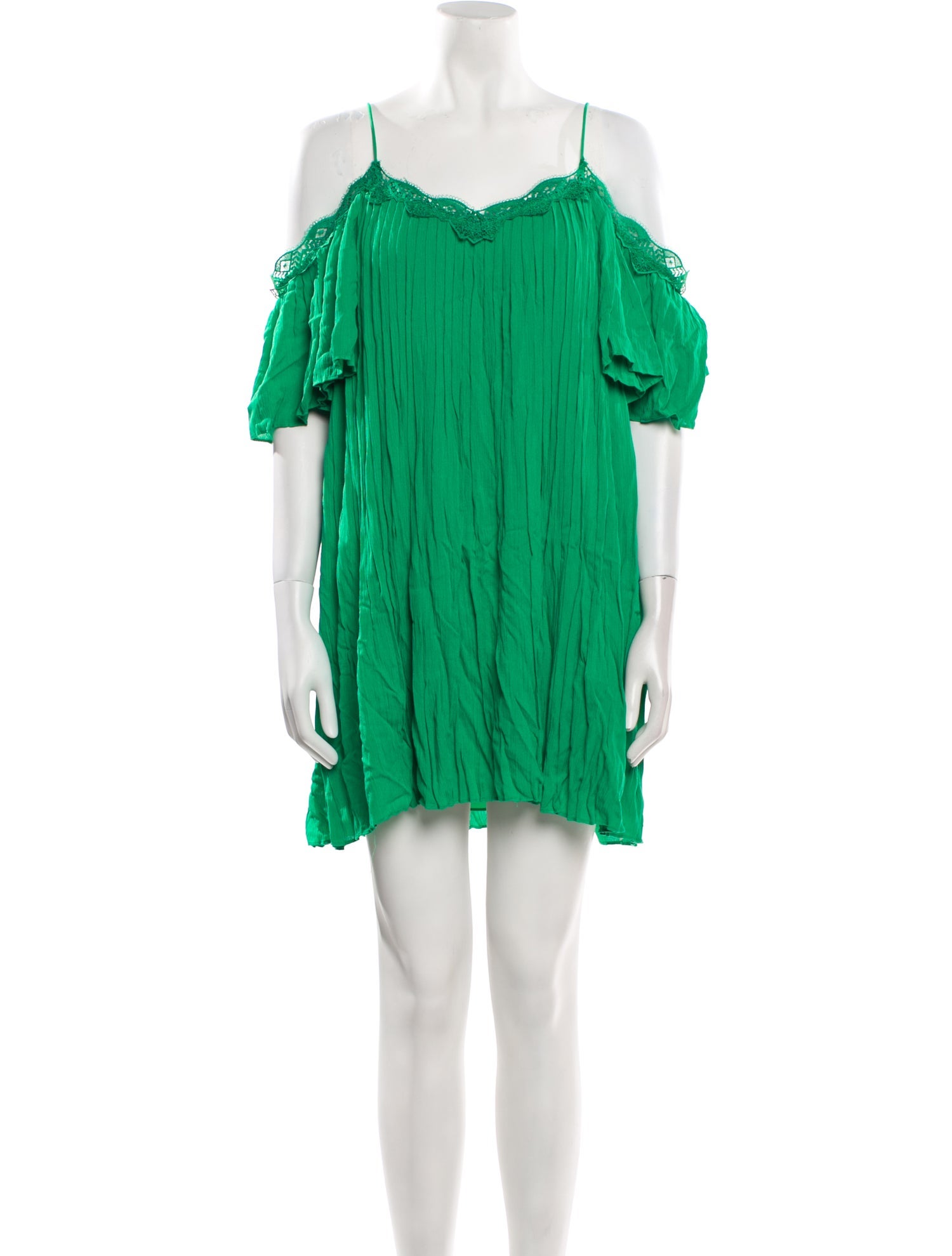 Alice + Olivia Off-The-Shoulder Mini Dress