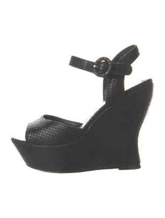 Alice + Olivia Leather Slingback Sandals