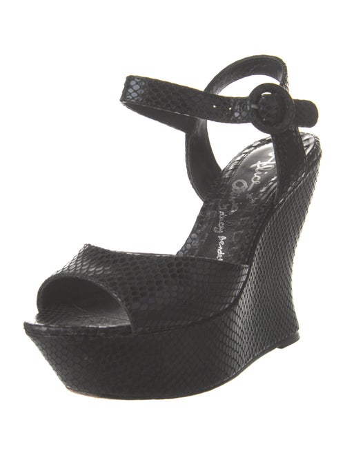 Alice + Olivia Leather Slingback Sandals