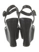 Alice + Olivia Leather Slingback Sandals