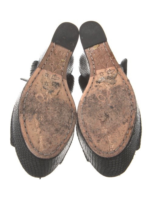 Alice + Olivia Leather Slingback Sandals