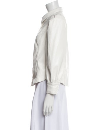 Alice + Olivia Long Sleeve Button-Up Top