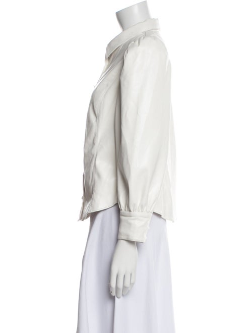 Alice + Olivia Long Sleeve Button-Up Top