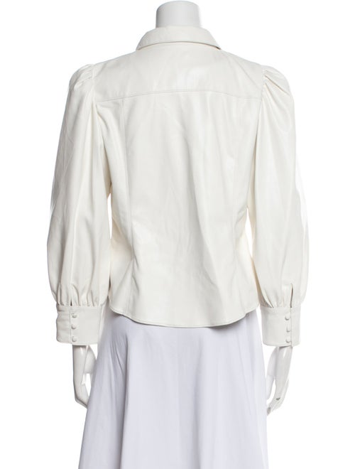 Alice + Olivia Long Sleeve Button-Up Top