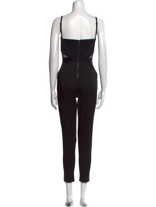 Alice + Olivia Nylon Square Neckline Jumpsuit