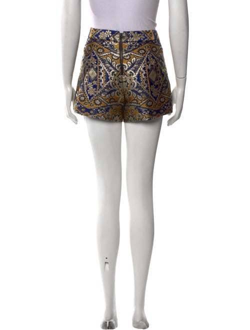 Alice + Olivia Patterned Mini Shorts