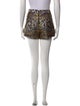 Alice + Olivia Patterned Mini Shorts