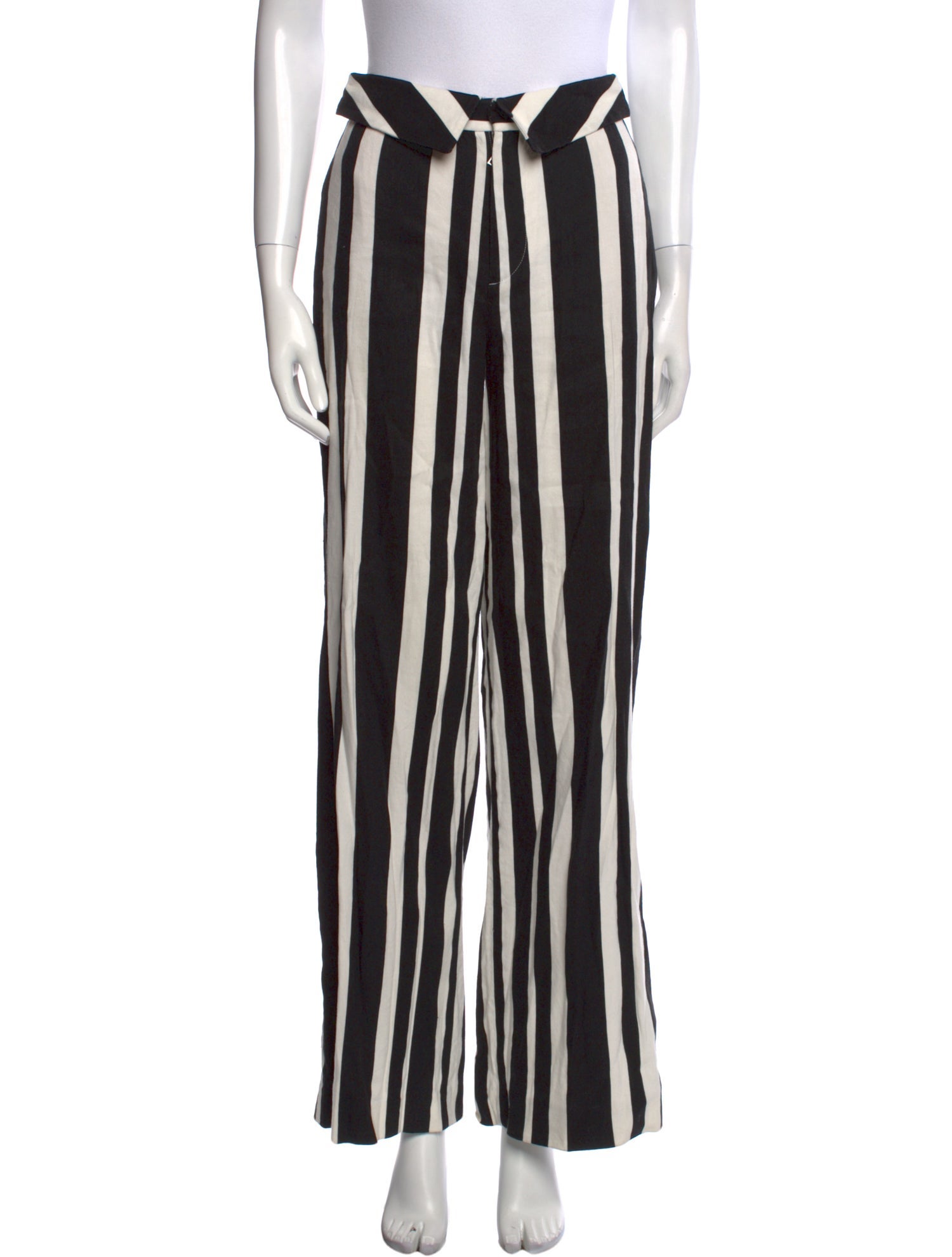 Alice + Olivia Linen Wide Leg Pants