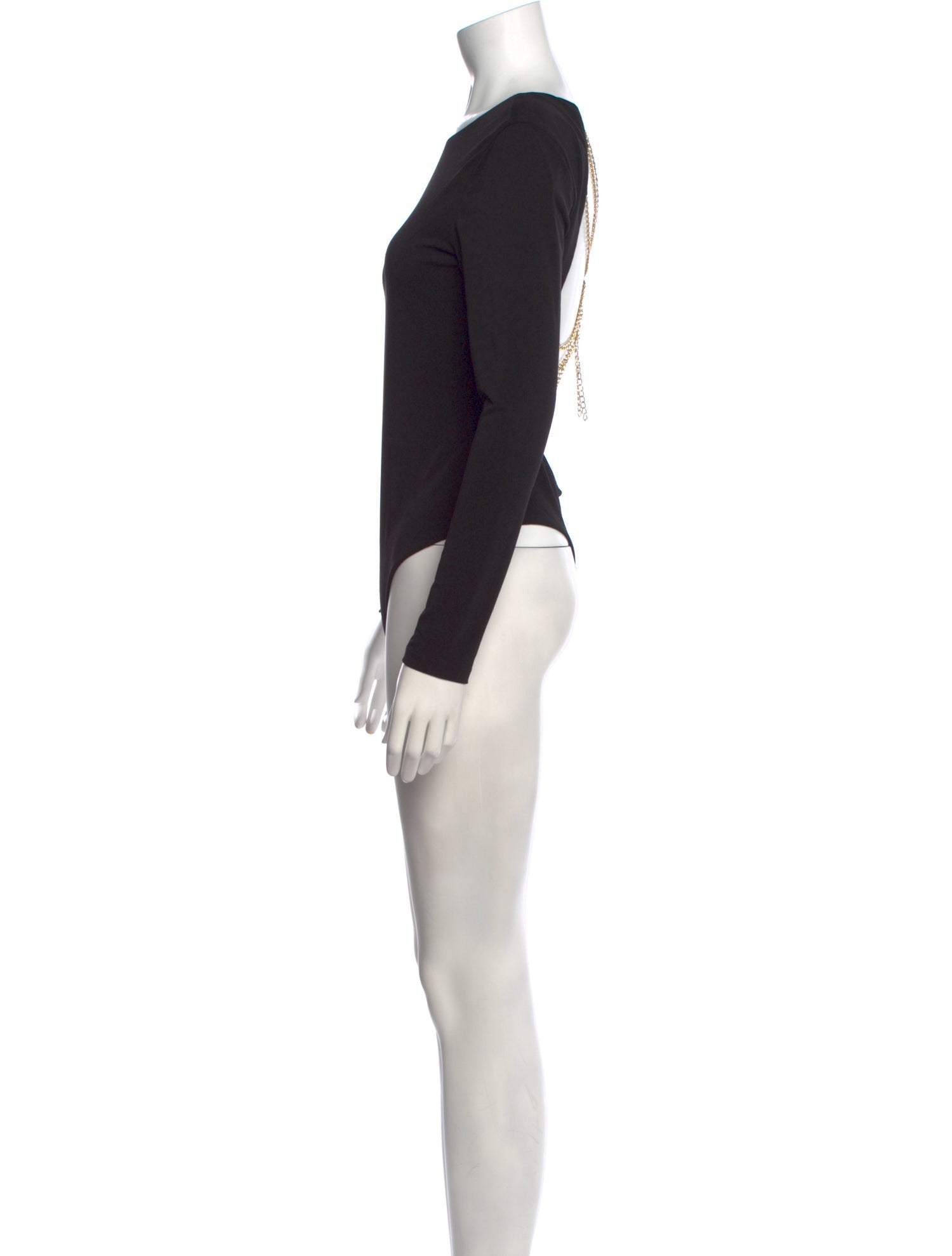 Alice + Olivia Scoop Neck Long Sleeve Bodysuit w/ Tags