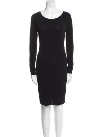 Alice + Olivia Bateau Neckline Mini Dress