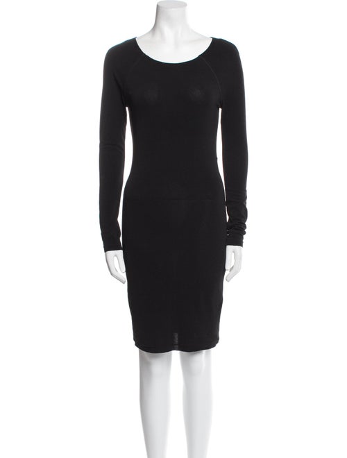 Alice + Olivia Bateau Neckline Mini Dress