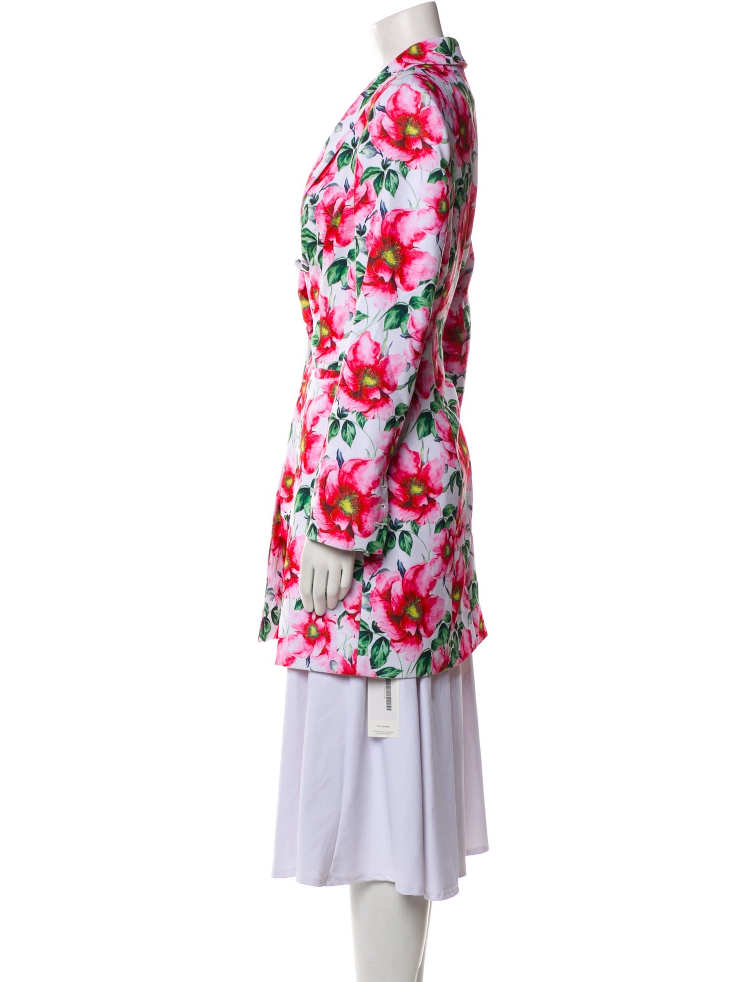 Alice + Olivia Floral Print Peacoat