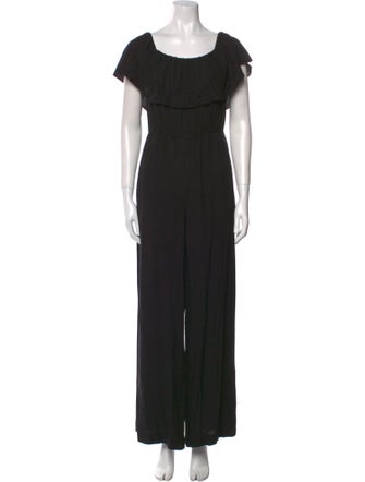 Alice + Olivia Scoop Neck Jumpsuit